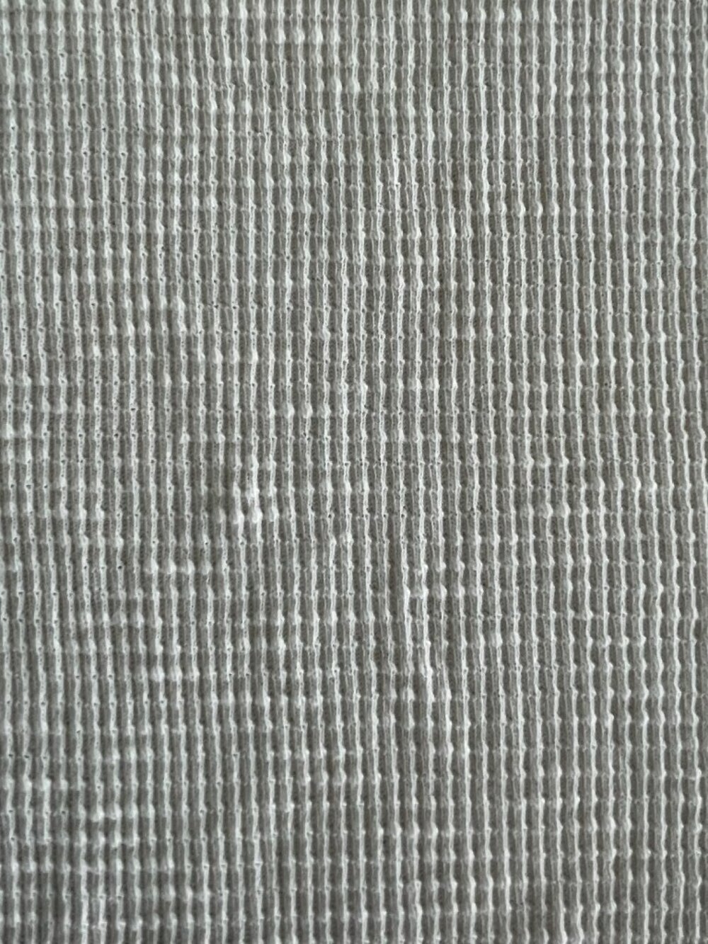 Re/Done Hanes White Thermal Waffle Long Sleeve Top S Made In USA - Picture 7 of 7
